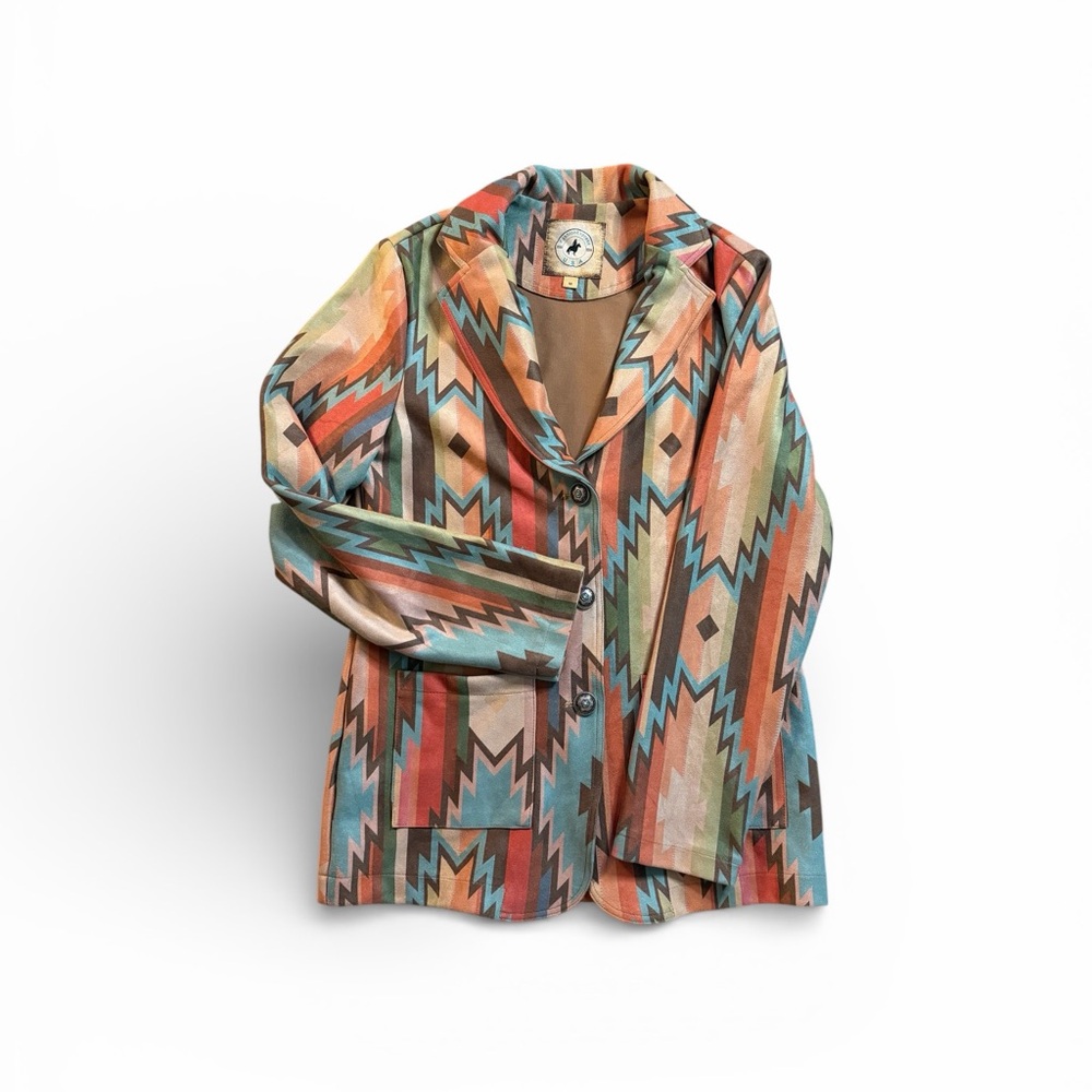 Fashion Express USA Women’s Southwest Aztec Blazer